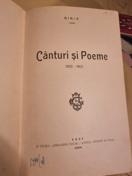 Riria - Canturi si Poeme