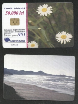 Romania 2000 Telephone card Flowers Seaside Rom 62a CT.066 foto