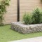 vidaXL Gabion cub strat &icirc;nălțat, 30 x 30 x 30 cm, s&acirc;rmă de oțel 145648