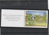 Polynesia 1996 - Salon filatelic, 50 de ani de la adunarea de toamna, dantelat, cu vigneta , MNH, Mi. 719, Militar, Nestampilat