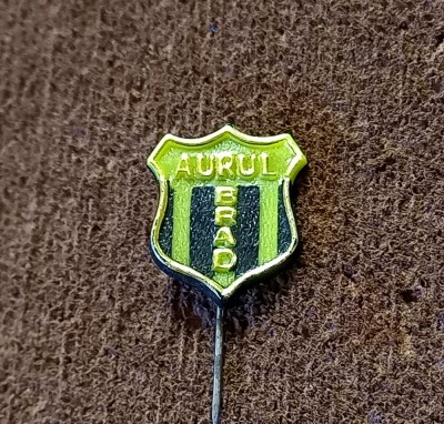Insigna fotbal - AURUL BRAD foto