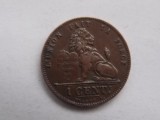 1 CENTIME 1907 BELGIA-french legend