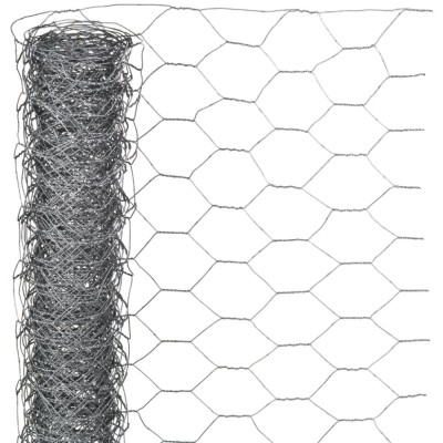 Nature Plasă din s&amp;acirc;rmă, 1 x 10 m, oțel galvanizat, 40 mm, hexagonal foto