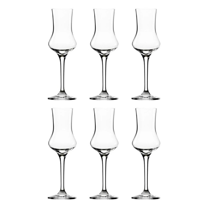 Grappagl&auml;ser - Set 6er, 90 ml