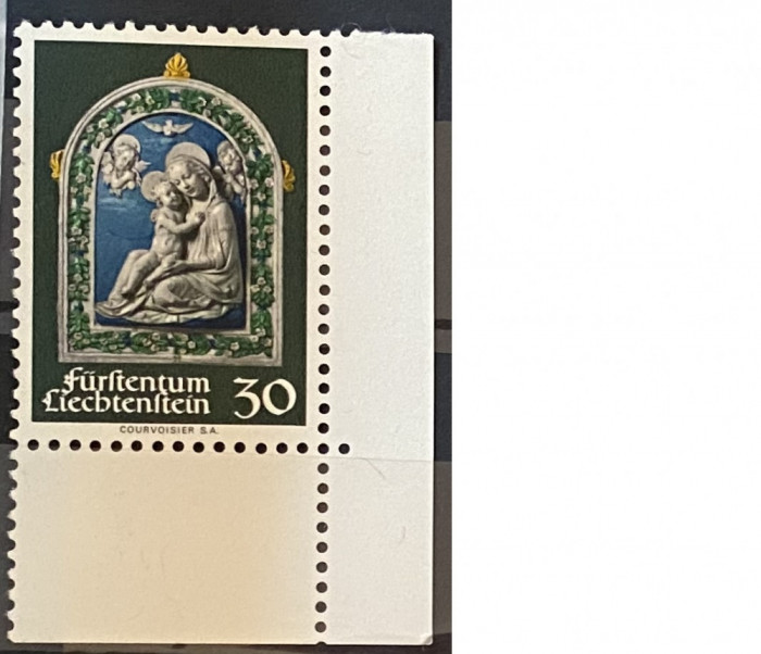 PC79 - Liechtenstein 1971 Arta/ Craciun, serie MNH, 1v