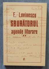 E. Lovinescu - Sburatorul. Agende literare 2/II foto