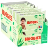 Cumpara ieftin Servetele umede Huggies Natural Care, 12 pachete x 56, 672 buc