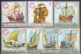 R.Guinea Ecuatoriala. -MARI NAVIGATORI-CORABII-SERIE 7 V.-MNH.**GEQ 001, Asia, Transporturi