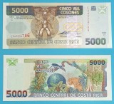 Costa Rica 5.000 Colones 2005 &#039;Shaman&#039; UNC serie: C34524786 p268A