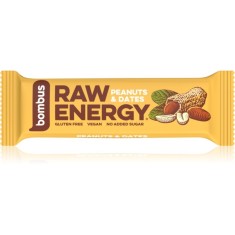 Bombus Raw Energy bară de fructe aroma Peanuts &amp; Dates 50 g