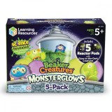 Monstruletii din laborator &ndash; Set reflectorizant (5 capsule) PlayLearn Toys, Learning Resources