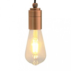 vidaXL Suporturi de lampă 2 buc Roșu Bronz E27
