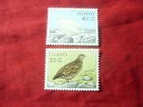 Serie Islanda 1965 - Pasari , 2 valori