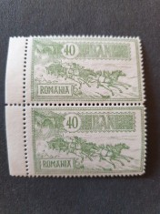 Caisorii 1903 - 40 bani pereche MNH - falsuri de epoca foto