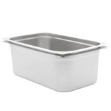 vidaXL Recipiente Gastronorm 2 buc. GN 1/1 200 mm oțel inoxidabil 50883
