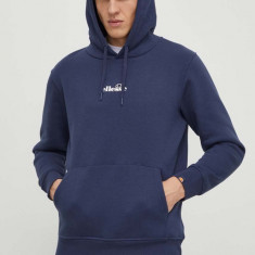 Ellesse bluza Pershuta OH Hoody barbati, culoarea albastru marin, cu glugă, cu imprimeu, SHP16466