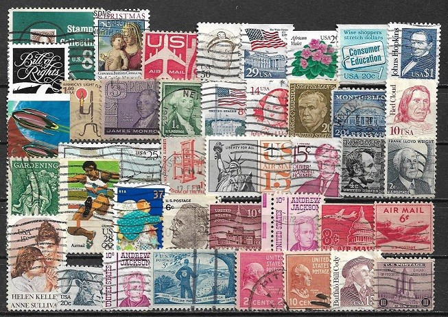 5741 - Lot timbre SUA