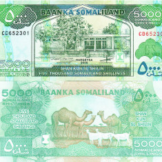 Somaliland 5 000 Shilingi 2016 UNC