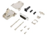 Conector D-Sub HD 26 pini tată drept gold flash pentru cablu