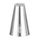 Varf decorare pentru cofetarie/patiserie, Hendi, in forma de stea franceza, Inox, diametru 11 mm