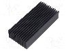 Radiator extrudat, aluminiu, 100mm x 45mm, neagra, FISCHER ELEKTRONIK - SK 626 100 SA