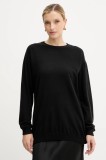 Silvian Heach pulover BENITEZ culoarea negru, GPA25553MA