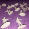 lot 23 piese vechi Soldati/Soldatei figurine plastic bej de Colectie