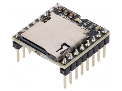 Modul Player Audio 3.3-5VDC cu Șiruri Pini foto