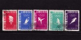 RO 1956, LP 422 , &quot;Jocurile Olimpice Melbourne&quot; ,serie, stampilata, Stampilat