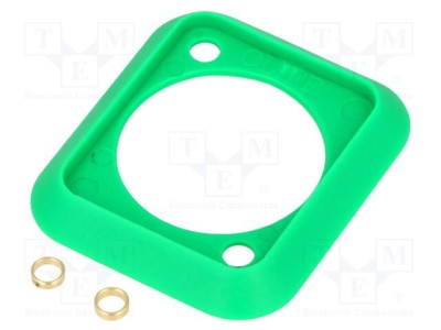 Garnitură soclu verde standard XLR 19x24mm CLIFF foto