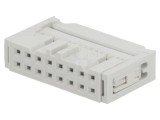 Mufă IDC Mamă 16 PIN Aurit 1,27mm