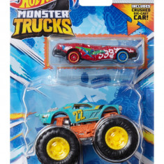 HOT WHEELS MONSTER TRUCK SI MASINUTA METALICA NIGHT SHIFTER