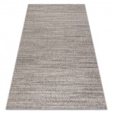 Covor sisal Floorlux 20389 argint si negru melange, 80x150 cm, Dreptunghi