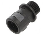Conectori finali drepţi Filet metrică exterior poliamidă 6