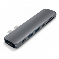 Hub USB Satechi ST-CMBPM 2x USB 3.0 2x SD Grey foto