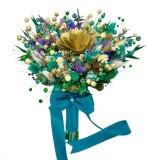 Buchet de Flori Mic Personalizabil cu Plante Uscate , Multicolor
