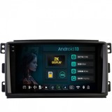 Navigatie 2K Smart For Two (2007-2010) 8GB RAM Android 13 Octacore Slot Sim 4G DSP GPS Wi-FI Carplay Android Auto USB Bluetooth Waze Touchscreen 9.5 I