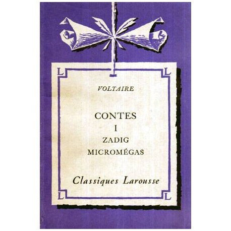 Voltaire - Contes I Zadig Micromegas - 117344
