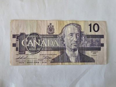 Canada 10 Dollars 1989 foto