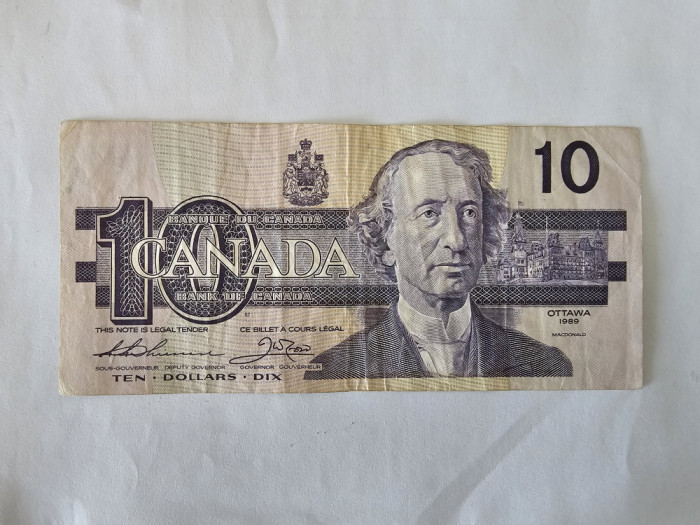 Canada 10 Dollars 1989