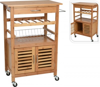 Carucior de bucatarie multifunctional foto