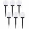 Lampa solara pentru gradina, Gardlov, LED, alb rece, set 6 buc, 9x35 cm