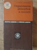 ORGANIZAREA STIINTIFICA A MUNCII-P. VAGU, A. MANOLESCU-350978