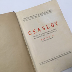 CEASLOV 1945-TIPARIT CU BINECUVANTAREA SF SINOD/PATRIARHUL NICODIM. IBM AL BOR