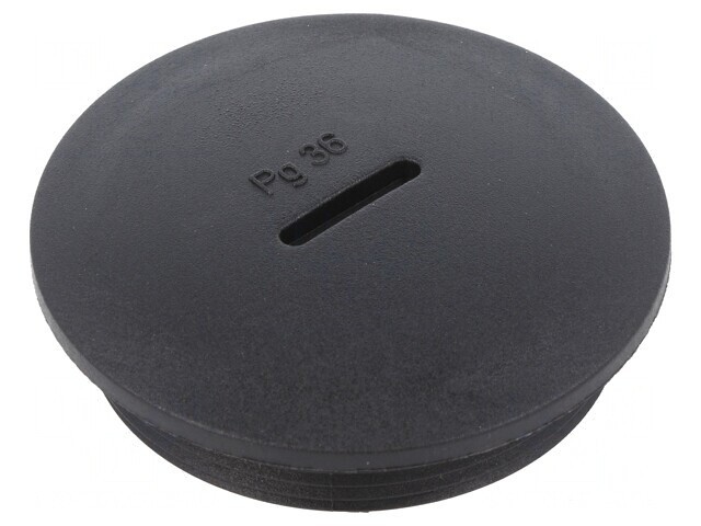 Capac de protecție PG36 IP54 negru poliamidă 10mm