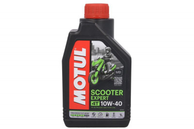 (PL) Olej silnikowy 4T 4T MOTUL Scooter Expert SAE 10W40 1l SM JASO MB Semi-synthetic foto