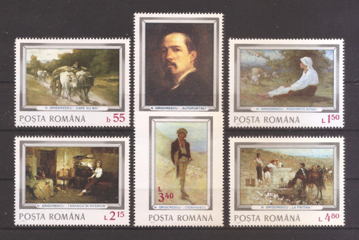 Romania 1977, LP 929 - Reproduceri de arta - Grigorescu, MNH