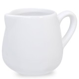 Cana pentru lapte, Portelan, Alb, 200 ml