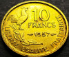 Moneda istorica 10 FRANCI - FRANTA, anul 1957 *cod 1762 B = luciu de batere, Europa