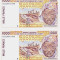 Bancnota Statele Africii de Vest 1.000 Franci 2002 - P711Kl ( x2 consecutive )